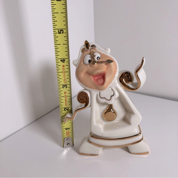 Cogsworth Porcelain Figurine, Beauty and the Beast collection, Lenox for Disney - Picture 10 of 10